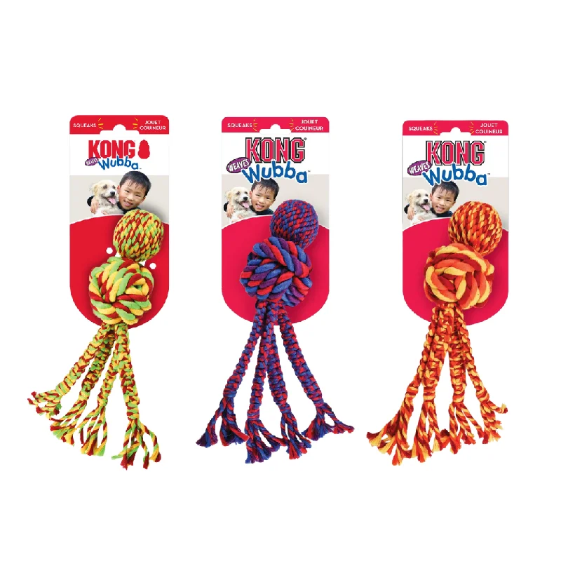 - Cat teasers selectionKONG Dog Toy - Wubba™ Weaves with Rope Assorted (3 Sizes)