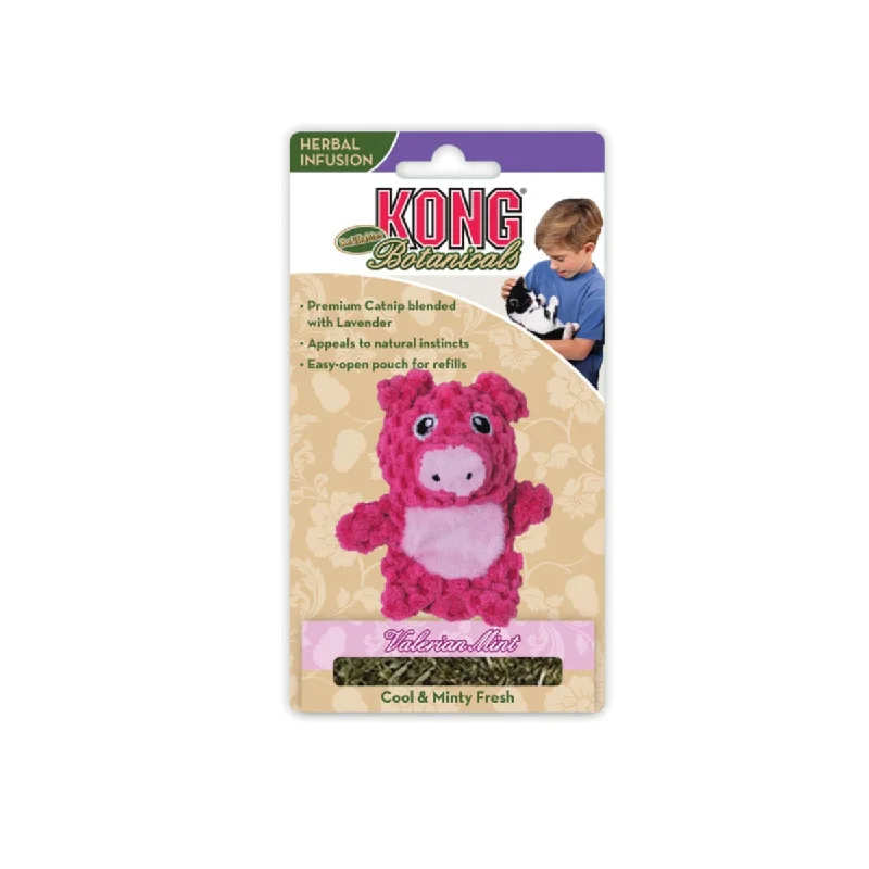 - Toys suitable for multi-pet familiesKONG Cat Toy - Botanicals Piglet W Catnip Valerian/Lavender (1 Size) - Toys suitable for multi-pet familiesKONG Cat Toy - Botanicals Piglet W Catnip Valerian/Lavender (1 Size)