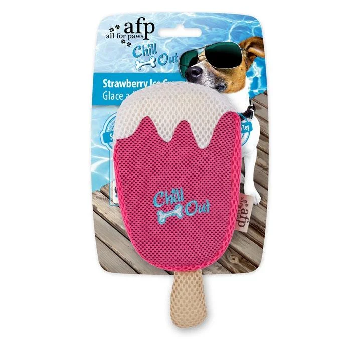 - Precautions for using pet toysAll For Paws Chill Out Strawberry Ice Cream Dog Toy