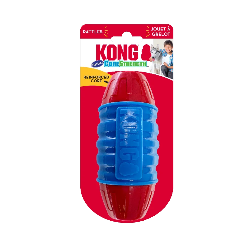 -Bite-resistant dog toy recommendationsKONG Dog Toy -CoreStrength Rattlez Ball (1 Size) -Bite-resistant dog toy recommendationsKONG Dog Toy -CoreStrength Rattlez Ball (1 Size)