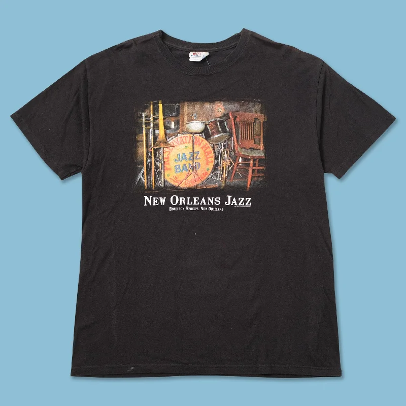- Cat anti-jump window safety netVintage New Orleans Jazz T-Shirt Medium