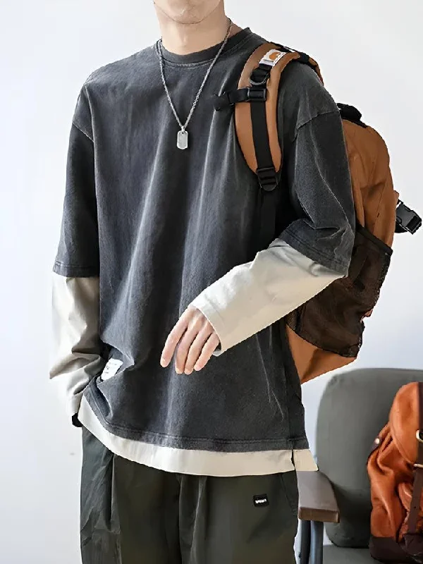  -Anti-scratch sofa protective coverSoft Boy Layered Sleeve Sweatshirt