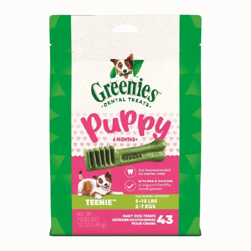 - Pet vitamin complex nutrition tabletsGreenies Puppy 6+ Months Dog Dental Treats