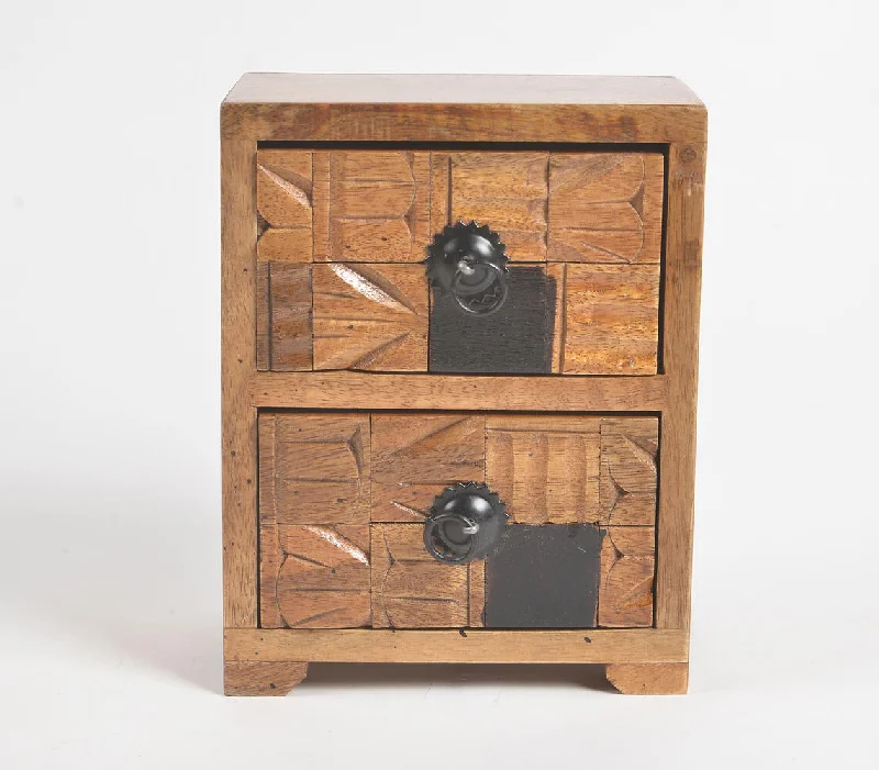- Automatic temperature adjustment cat bedEarthy Wooden Mini Chest of 2 Drawers
