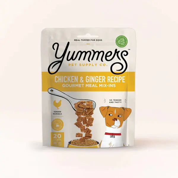 - Elderly dog joint care mattressYummers Chicken & Ginger Recipe Gourmet Meal Mix in for Dogs Food Topper, 5 oz. - Elderly dog joint care mattressYummers Chicken & Ginger Recipe Gourmet Meal Mix in for Dogs Food Topper, 5 oz.