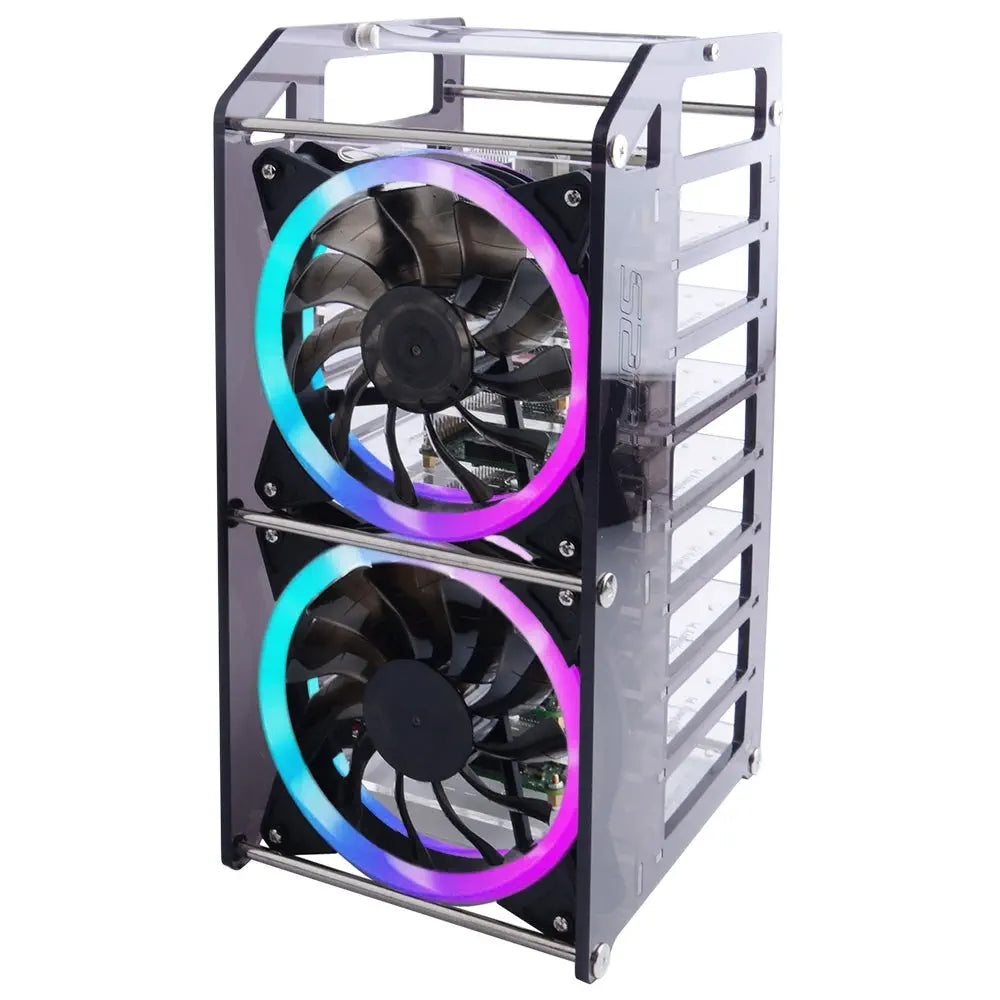 - Climbing pet constant temperature heating pad52Pi 8-Layer Acrylic Cluster Case w/ RGB LED & Cooling Fan for RPi, Jetson Nano (Clear) - Climbing pet constant temperature heating pad52Pi 8-Layer Acrylic Cluster Case w/ RGB LED & Cooling Fan for RPi, Jetson Nano (Clear)
