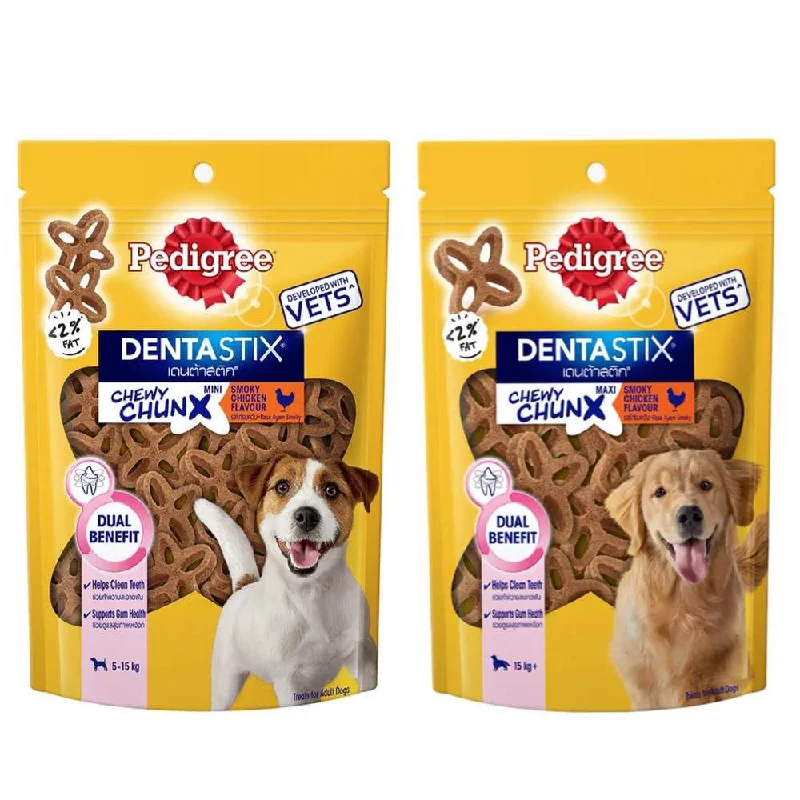 ### General pet accessories15% OFF: Pedigree Dentastix Chewy Chunx Smoky Chicken Dental Dog Treats 68g ### General pet accessories15% OFF: Pedigree Dentastix Chewy Chunx Smoky Chicken Dental Dog Treats 68g