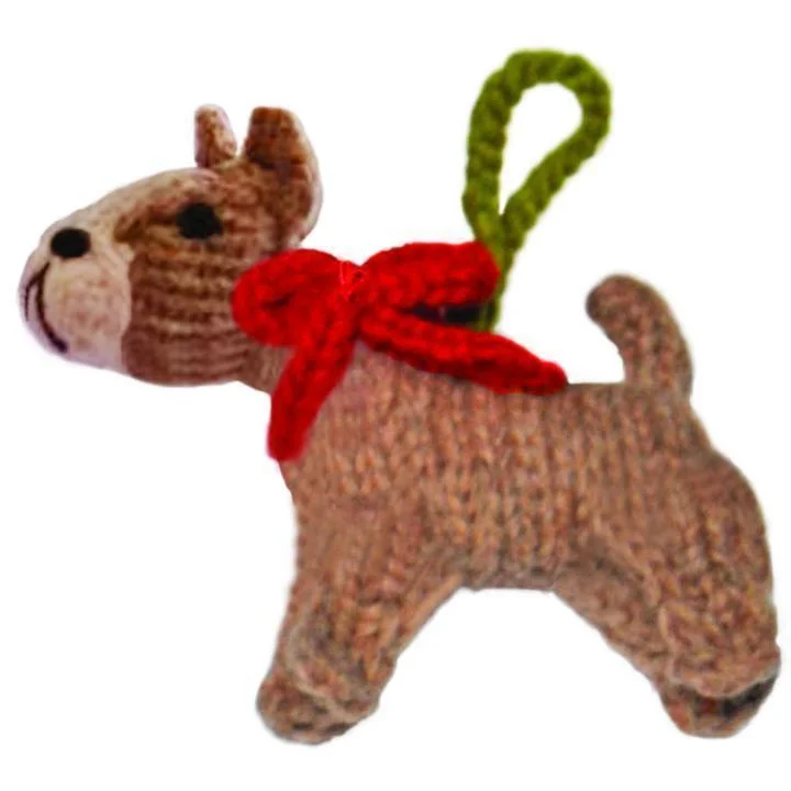 - Cat hair ball removal and hair removal creamHand Knit Dog Ornament Pit Bull