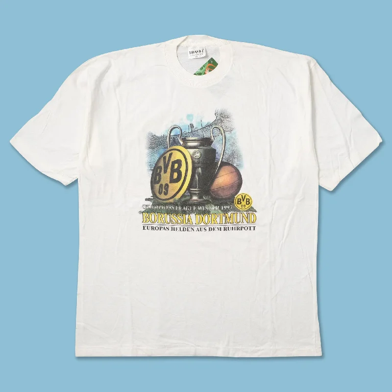 - Dog disposable foam shower gelVintage DS 1997 Borussia Dortmund CL Champions T-Shirt XXLarge