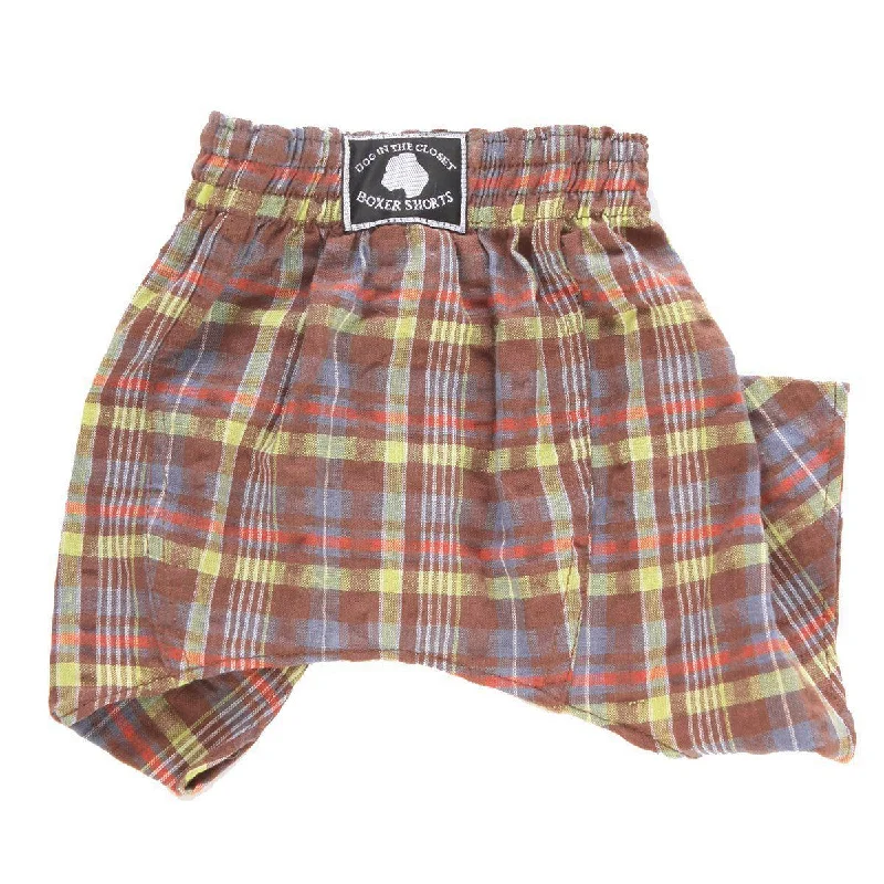 - Rabbit grass rack to prevent waste food boxDog Boxer Shorts Brown And Lime Seersucker