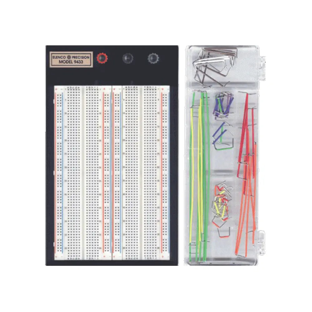 ---Elenco 9433 Breadboard w/ JW350 Jumper Wire Kit