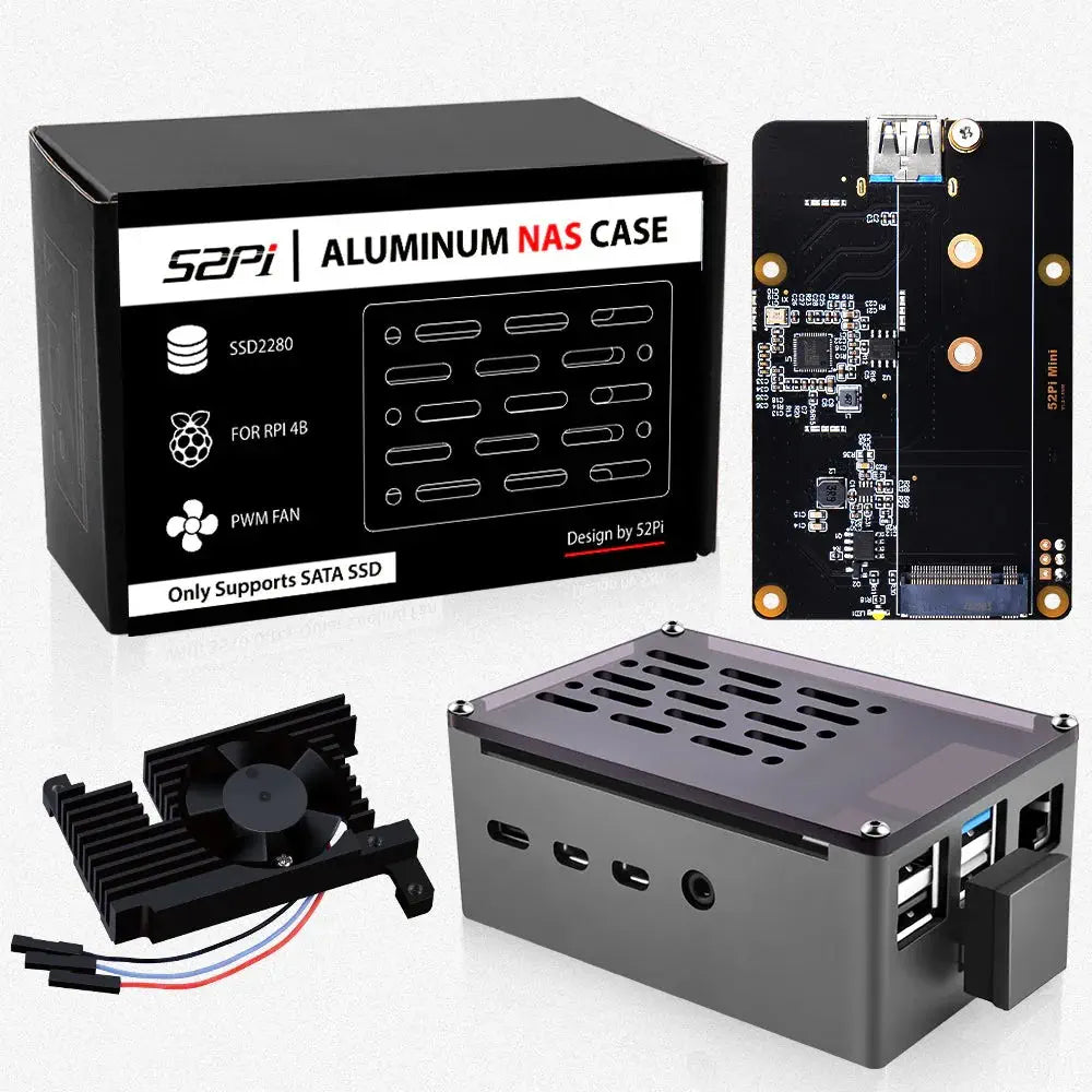 - Solid wood cat climbing frame customized52Pi Aluminum NAS Case w/ Cooling Fan & M.2 SATA SSD for Raspberry Pi 4B