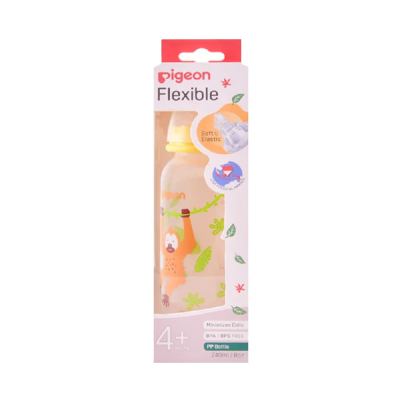 -Splash-proof food bowl AND Anti-choking slow food bowlPIGEON BABY FEEDING BOTTLE FLEXIBLE 4+240 ML 79406