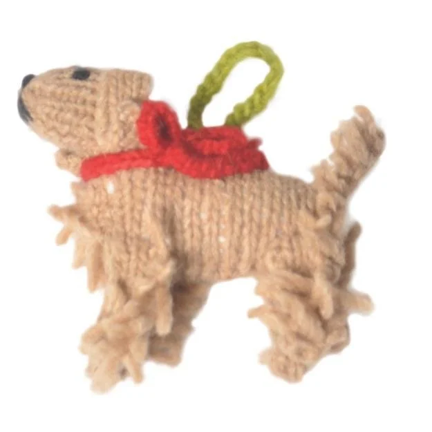 - Winter dog thick down jacketHand Knit Dog Ornament Cocker Spaniel