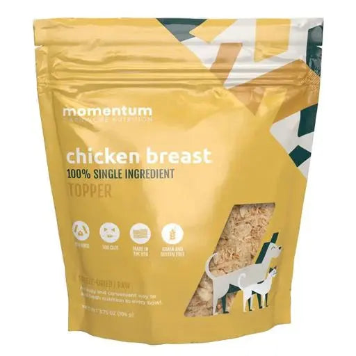 - Summer pet ice matMomentum Carnivore Nutrition Freeze Dried Raw Chicken Breast Topper