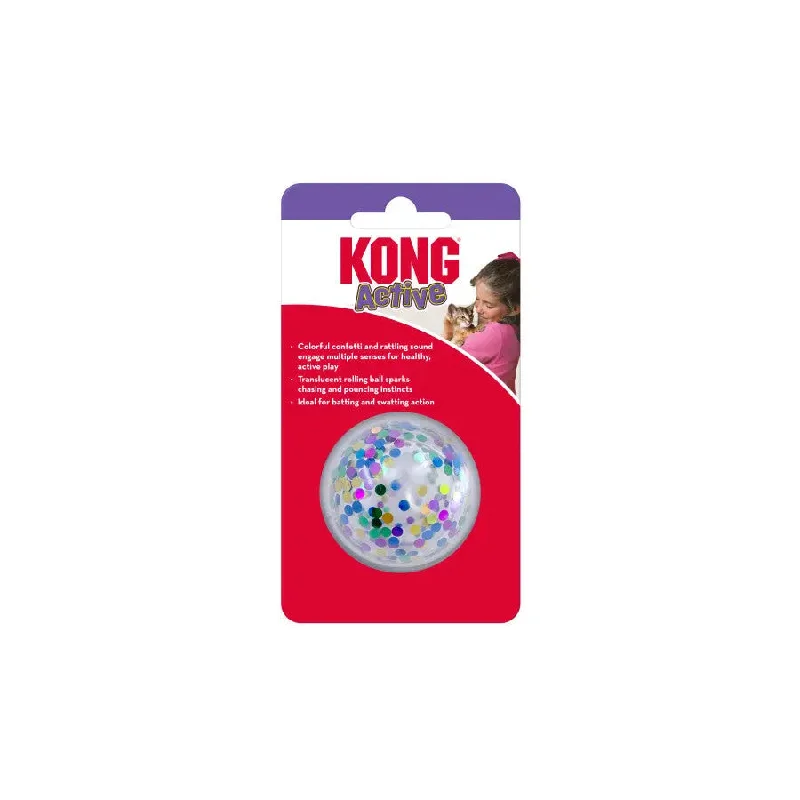 - ​​Christmas pet Christmas clothingKong Cat Active Confetti Ball Cat Toy