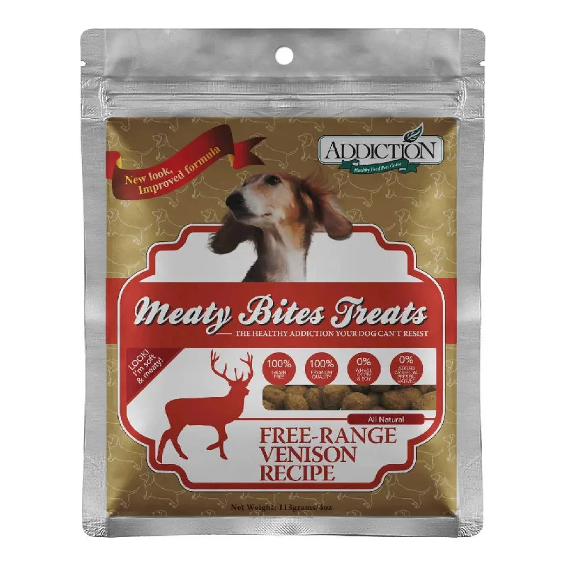 - Pet electric nail grinder silent modelAddiction Venison Meaty Bites Grain-Free Dog Treats 4oz
