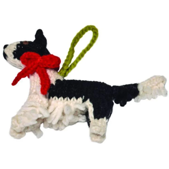 - Pregnant cat delivery room warming boxHand Knit Dog Ornament Border Collie