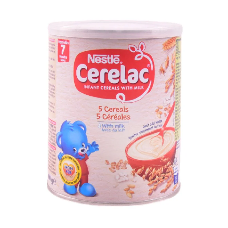 - Summer pet ice matNESTLE CERELAC WITH MILK 5 CEREALS 7 MONTH TIN 400 GM