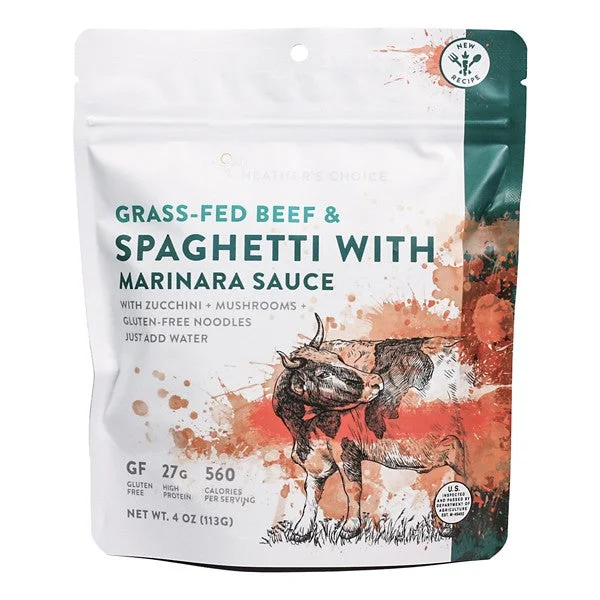 - Pet stroller can be taken on the planeHeather's Choice Grass-Fed Beef Spaghetti