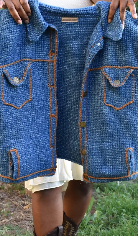 - Automatic induction pet water dispenserCrochet Kit - Denim Dreams