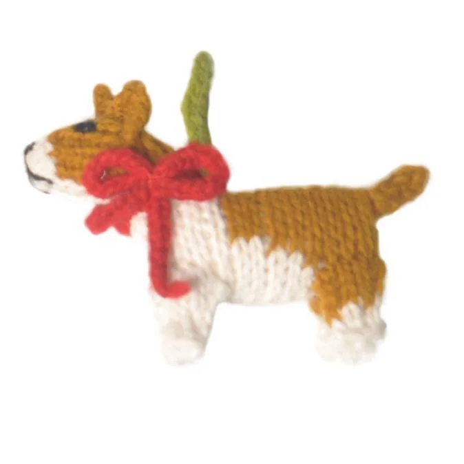 - Air box TSA certified check-inHand Knit Dog Ornament Welsh Corgi