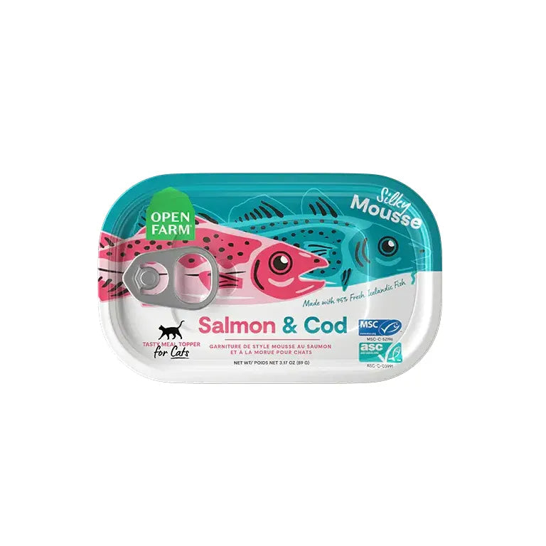 - Summer pet ice matOpen Farm Salmon & Cod Topper for Cat Food