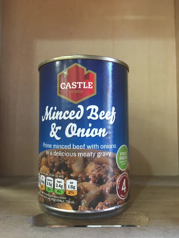---Castle Foods Minced Beef & Onion 385g