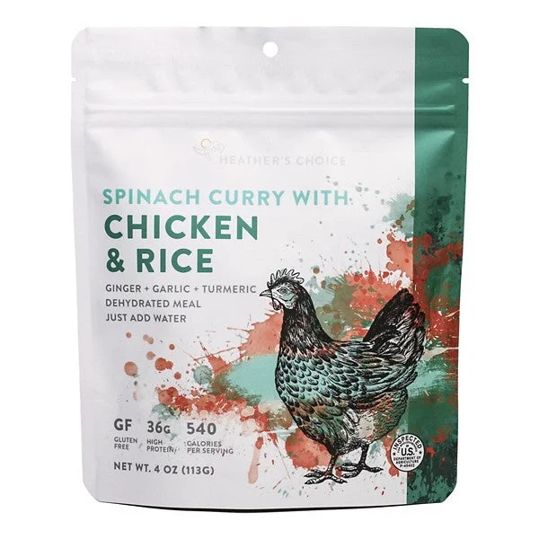 - Winter dog thick down jacketHeather's Choice Spinach Curry with Chicken & Rice
