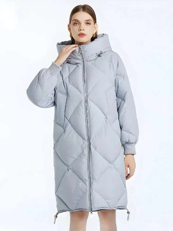- Pet water dispenser UV sterilization versionHooded Zip-Up Long Puffer Coat