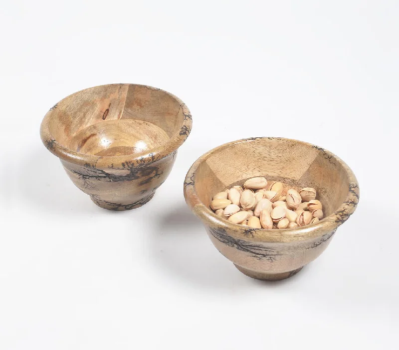 - Pet diabetes prescription foodTurned Mango Wood Glossy Serving Bowls (Set of 2)