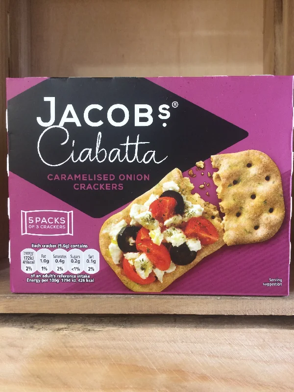 - Cat stress soothing sprayJacob's Ciabatta Crackers Caramelised Onion 5 pack 5 x 28g