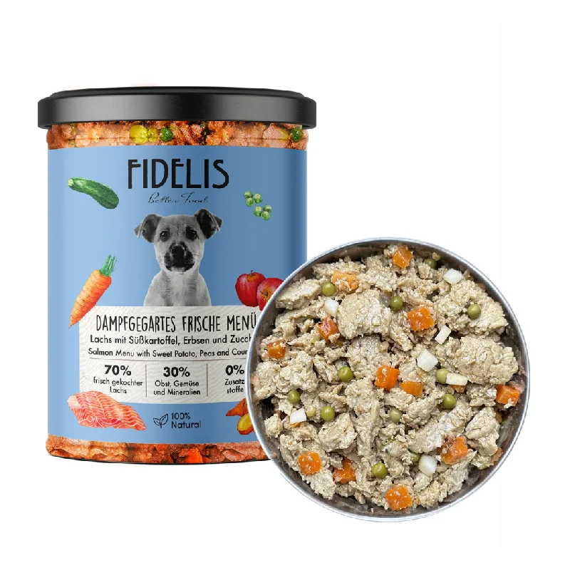 - Natural latex pet mattressFidelis Cooked Salmon Menu Wet Food Jar