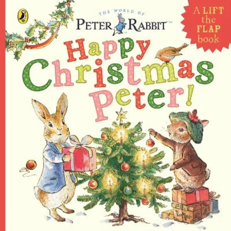 - Organic cotton dog bibsPeter Rabbit: Happy Christmas Peter