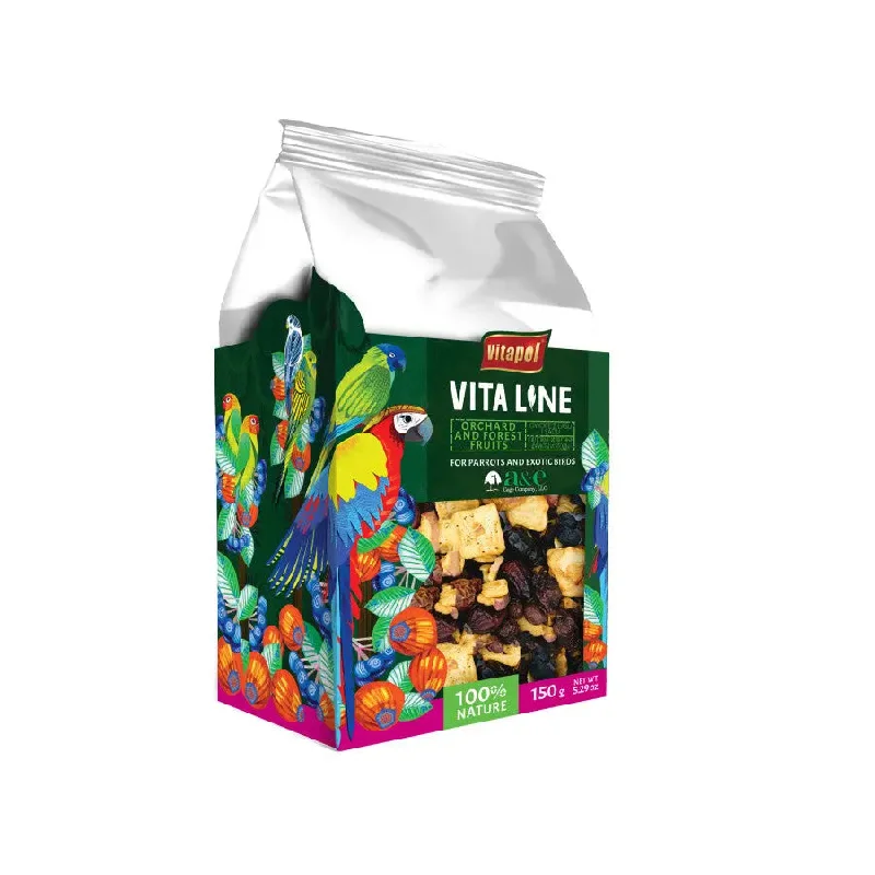 - Organic cotton dog bibsA & E Cages Vitapol Vita Line Forest & Orchard Fruits Parrots & Exotic Birds 40 g - Organic cotton dog bibsA & E Cages Vitapol Vita Line Forest & Orchard Fruits Parrots & Exotic Birds 40 g