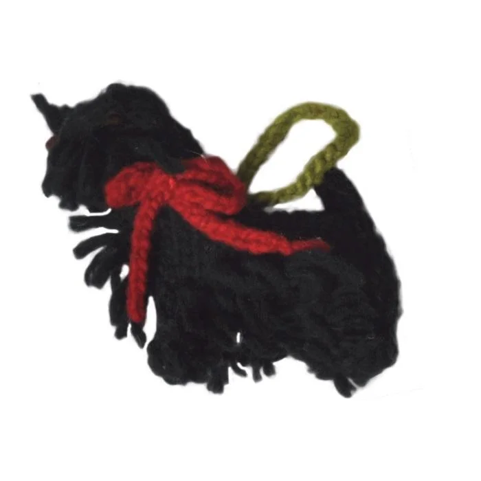 - Automatic temperature adjustment cat bedHand Knit Dog Ornament Scottie