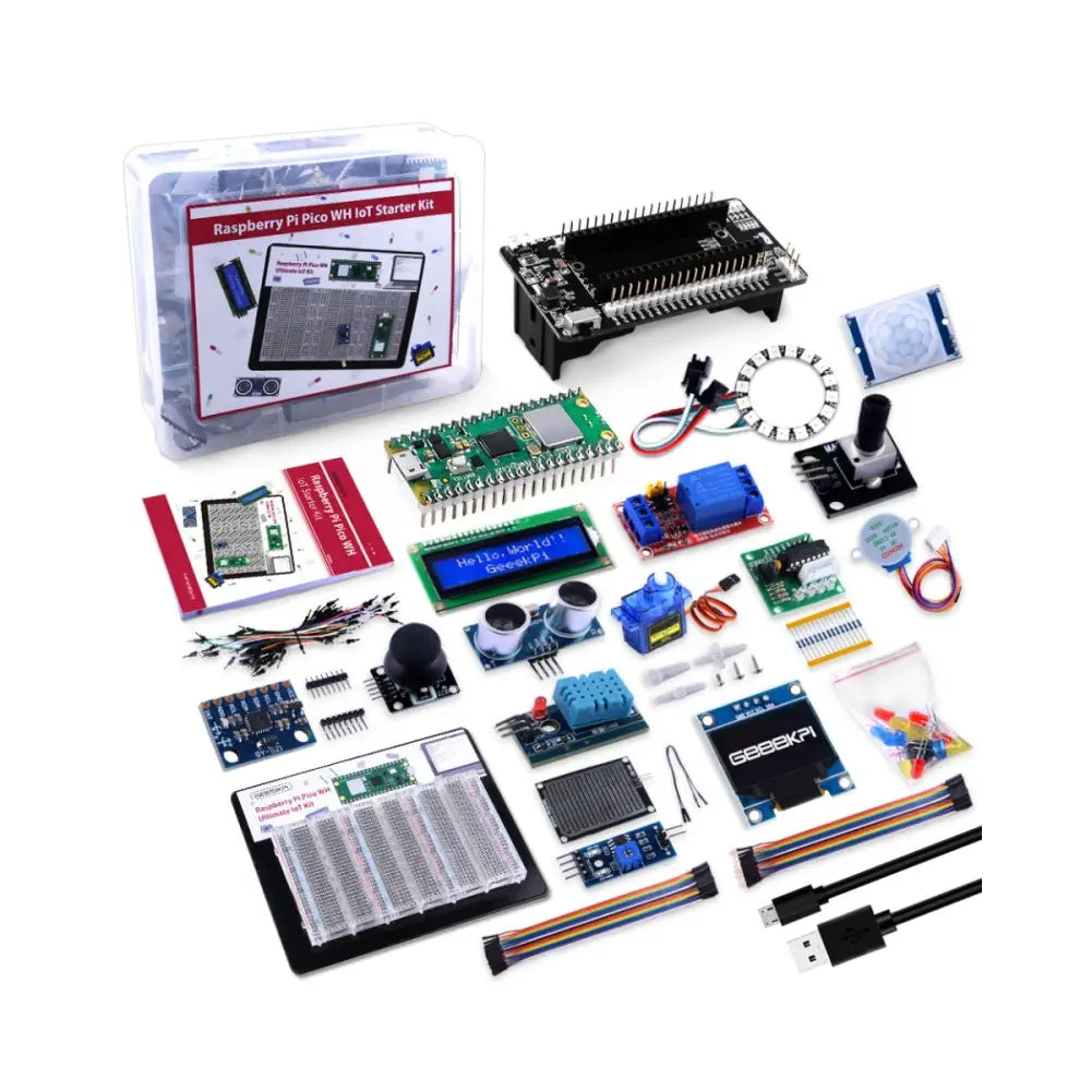 - Pet vitamin complex nutrition tabletsRaspberry Pi Pico W IoT Starter Kit w/ OLED Display & Multiple Sensors