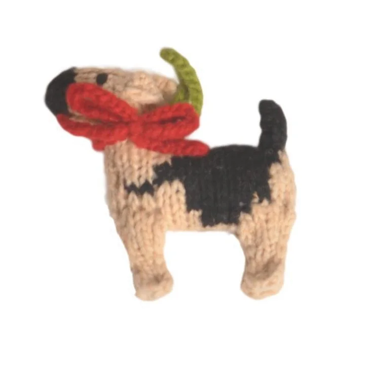 - Foldable and portable cat bagHand Knit Dog Ornament German Shepherd