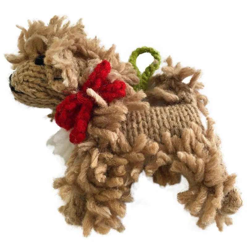  -Anti-scratch scratching board AND cat bed in oneHand Knit Dog Ornament Goldendoodle