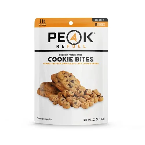 - Natural latex pet mattressPeak Refuel Peanut Butter Chocolate Chip Cookie Bites