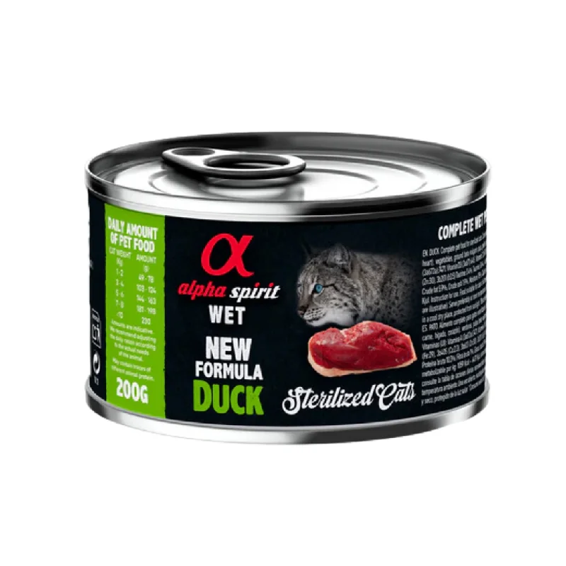 - Cat nail clippers with LED lightsAlpha Spirit Duck Wet Food for Sterilised Cats