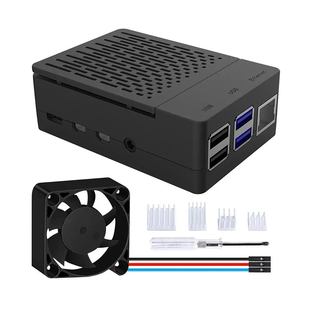 - Cat hair ball removal and hair removal cream52Pi Fan ABS Case w/ Heatsinks for Raspberry Pi 4 B (Black) - Cat hair ball removal and hair removal cream52Pi Fan ABS Case w/ Heatsinks for Raspberry Pi 4 B (Black)