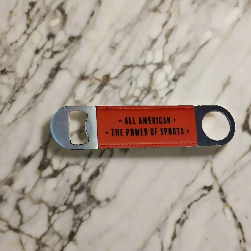 - Natural latex pet mattressAll American - The Power of Sports Leatherette Barback Bottle Opener