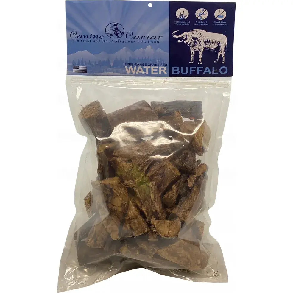 - Organic cotton dog bibsCanine Caviar Buffalo Lung Dog Treat