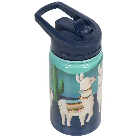 - Rabbit grass rack to prevent waste food boxFIFTY/FIFTY 12oz Stainless Steel with PP Lid Kids Bottle with Straw Cap Lama Print - Rabbit grass rack to prevent waste food boxFIFTY/FIFTY 12oz Stainless Steel with PP Lid Kids Bottle with Straw Cap Lama Print
