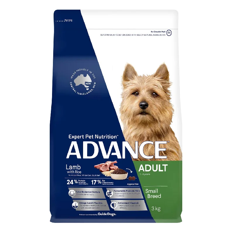 - Dog food helps the digestive systemAdvance Small Breed Lamb & Rice Adult Dry Dog Food