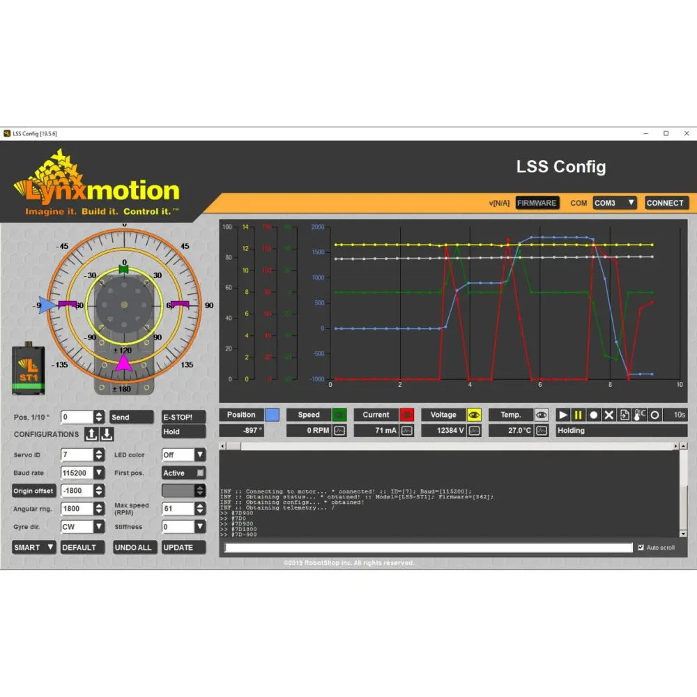 ---Lynxmotion LSS Configuration Software or LSS-Config (Download)