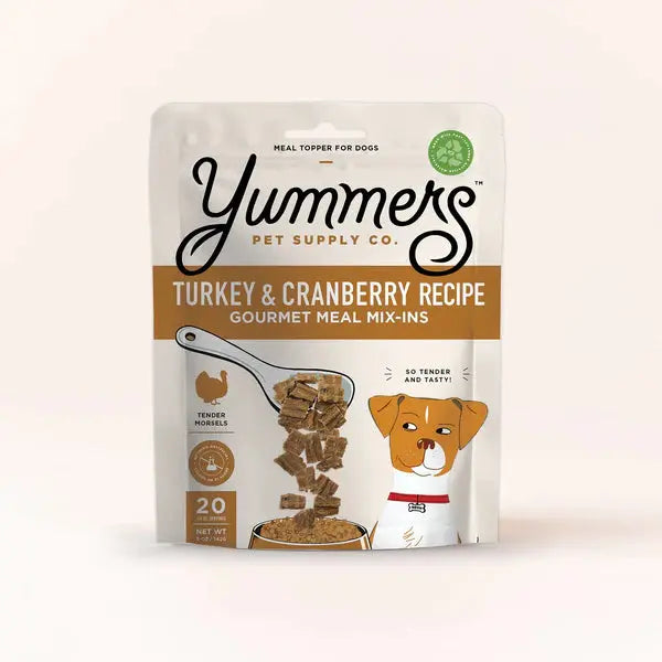 - Pet vitamin complex nutrition tabletsYummers Turkey & Cranberry Recipe Gourmet Meal Mix in for Dogs Food Topper, 5 oz