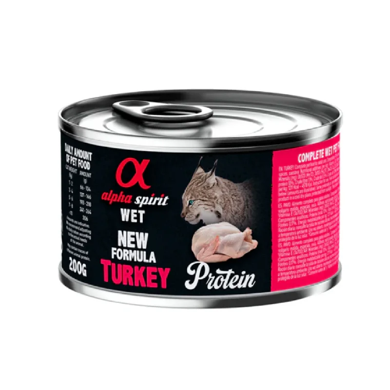 - Custom pet birthday cakeAlpha Spirit Turkey Wet Food for Cats