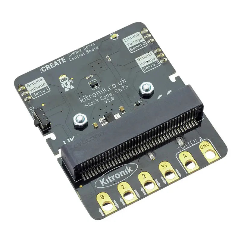 - Pet tear stain cleaning wipesKitronik Simple Servo Control Board for BBC micro:bit